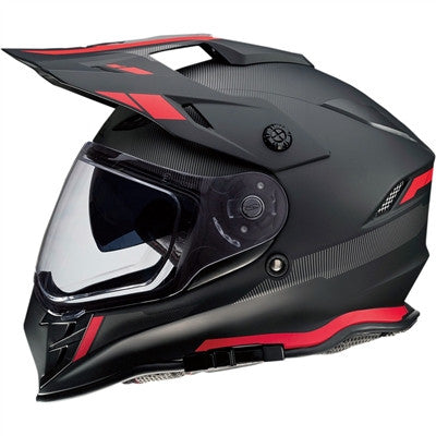Z1R Range Uptake Dual Sport Helmet - Black/Red