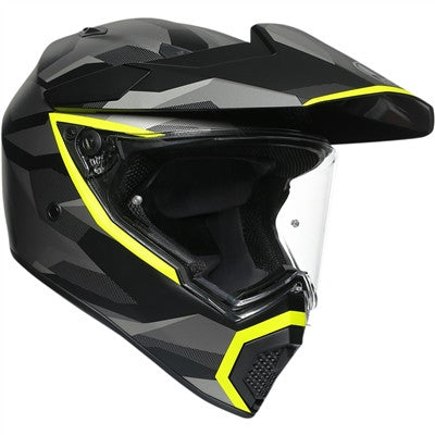 AGV AX9 Siberia Dual Sport Helmet - Black/Yellow