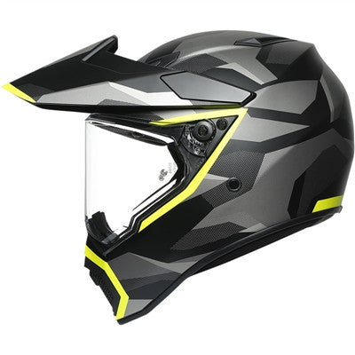 AGV AX9 Siberia Dual Sport Helmet - Black/Yellow