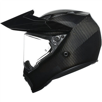 AGV AX9 Matte Carbon Dual Sport Helmet - Black