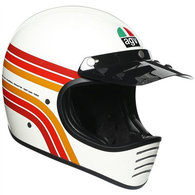 AGV X101 Darkar 87 Offroad Helmet - White/Orange