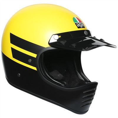 AGV X101 Dust Offroad Helmet - Black/Yellow