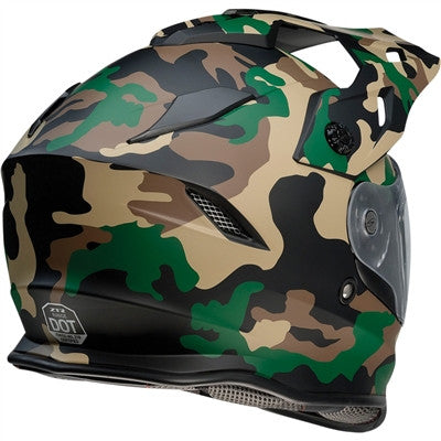 Z1R Range Camo Dual Sport Helmet - Woodland