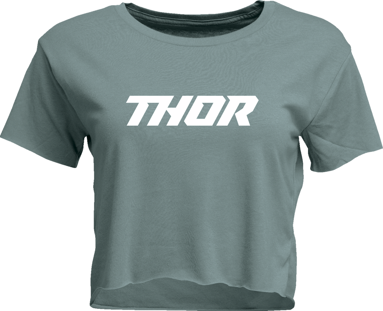 Thor Womens Corp Crop T-Shirt Mineral