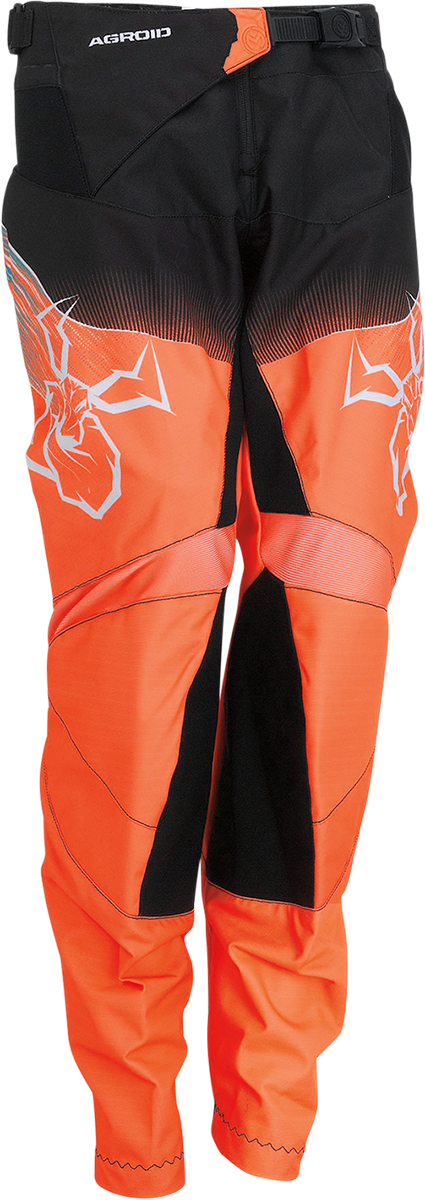 Moose Racing Youth Agroid Pant Teal/Orange/Black