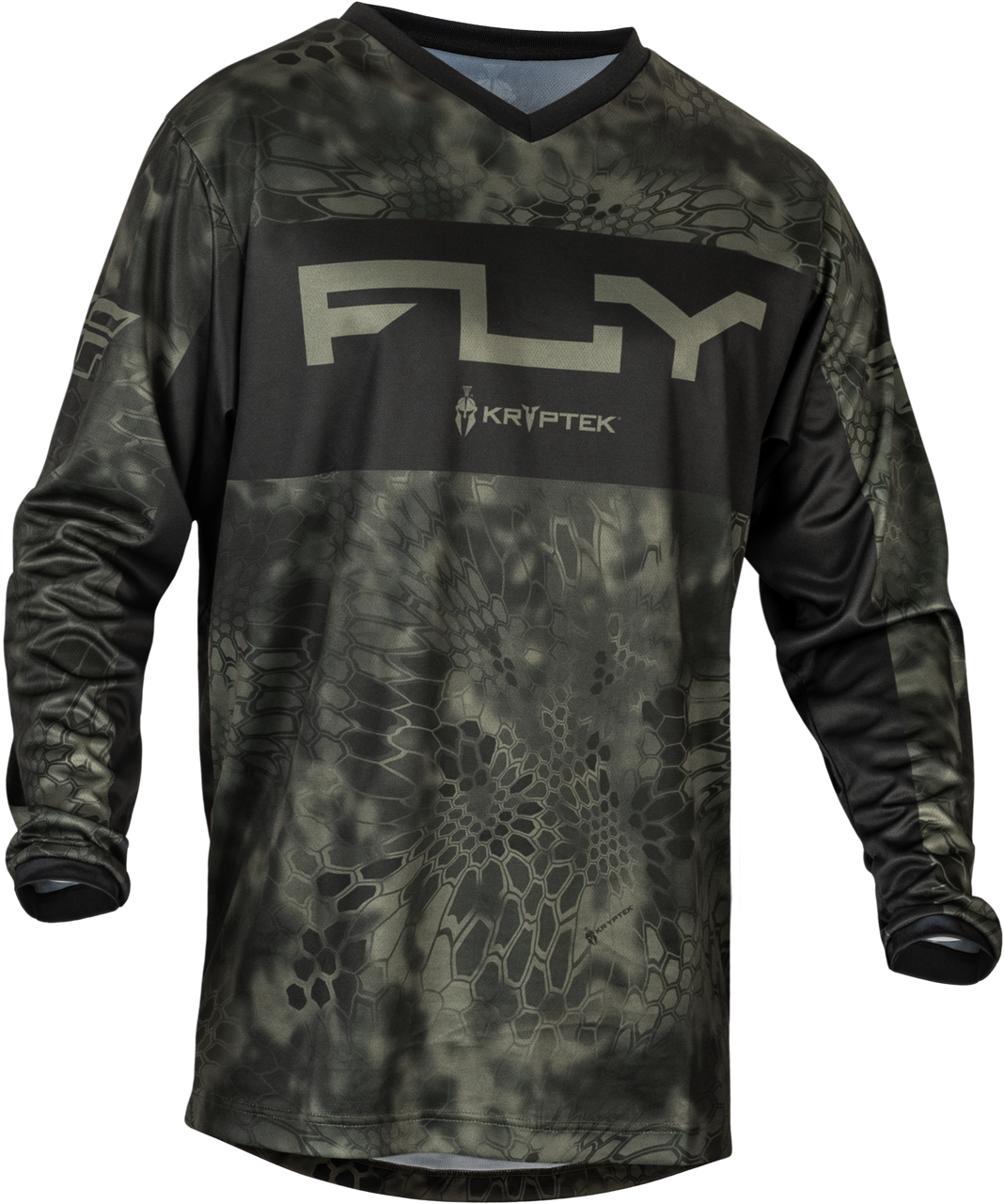 FLY Racing 2024 F-16 SE Kryptek Jersey Pant Combo Moss Grey/Black