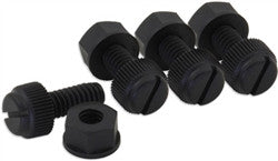 Bolt 2015 Nylon License Plate Bolts/Nuts 4/pk