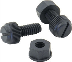 Bolt Nylon License Plate Bolts/Nuts 50/pk