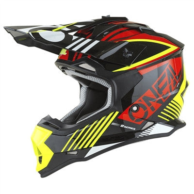 Oneal 2022 2 Series Rush Helmet - Red/Yellow
