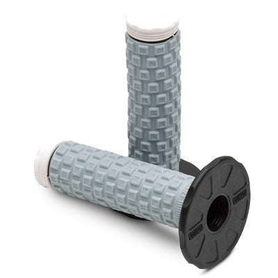 ProTaper ATV Pillow Top Grips - White Flanged