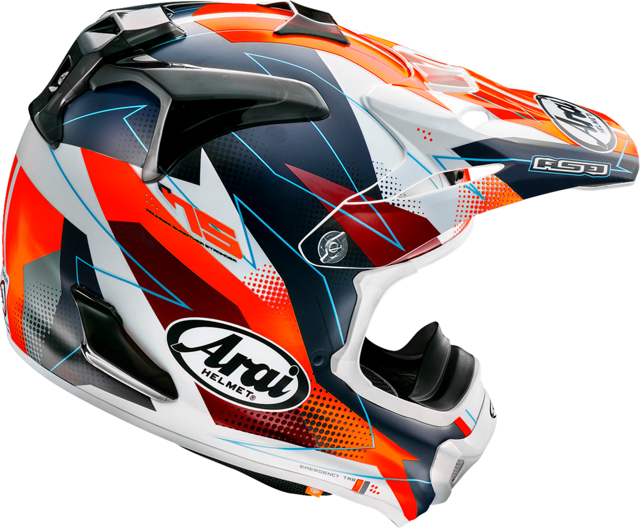 Arai VX-Pro4 Resolute Offroad Helmet Red