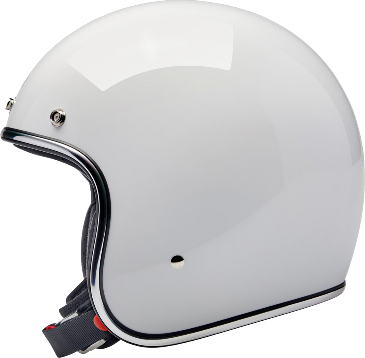 Biltwell Bonanza Open Face Helmet Gloss White