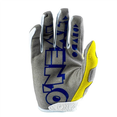 Oneal 2021 Mayhem Gloves - Crackle 91 Yellow/White/Blue