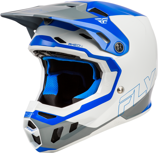 FLY Racing 2026 Formula CC Glide Helmet Blue/Light Grey/Grey