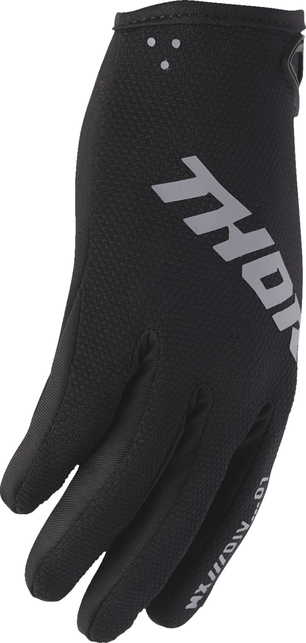 Thor 2026 Youth Ridemode Static Gloves Black