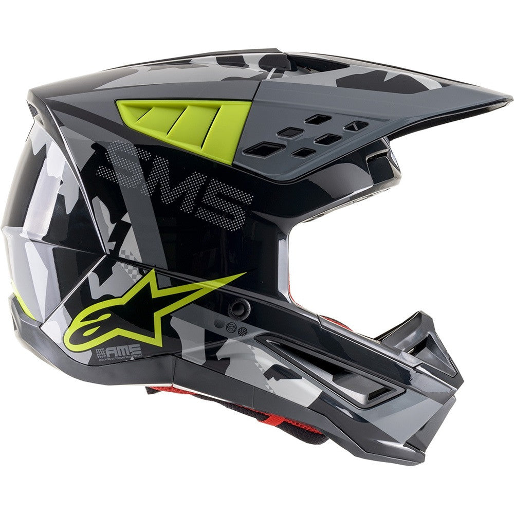 Alpinestars SM5 Rover Offroad Helmet Gray/Yellow