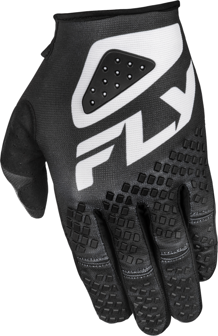 FLY Racing 2025 Youth Kinetic Sym Gloves Black/White