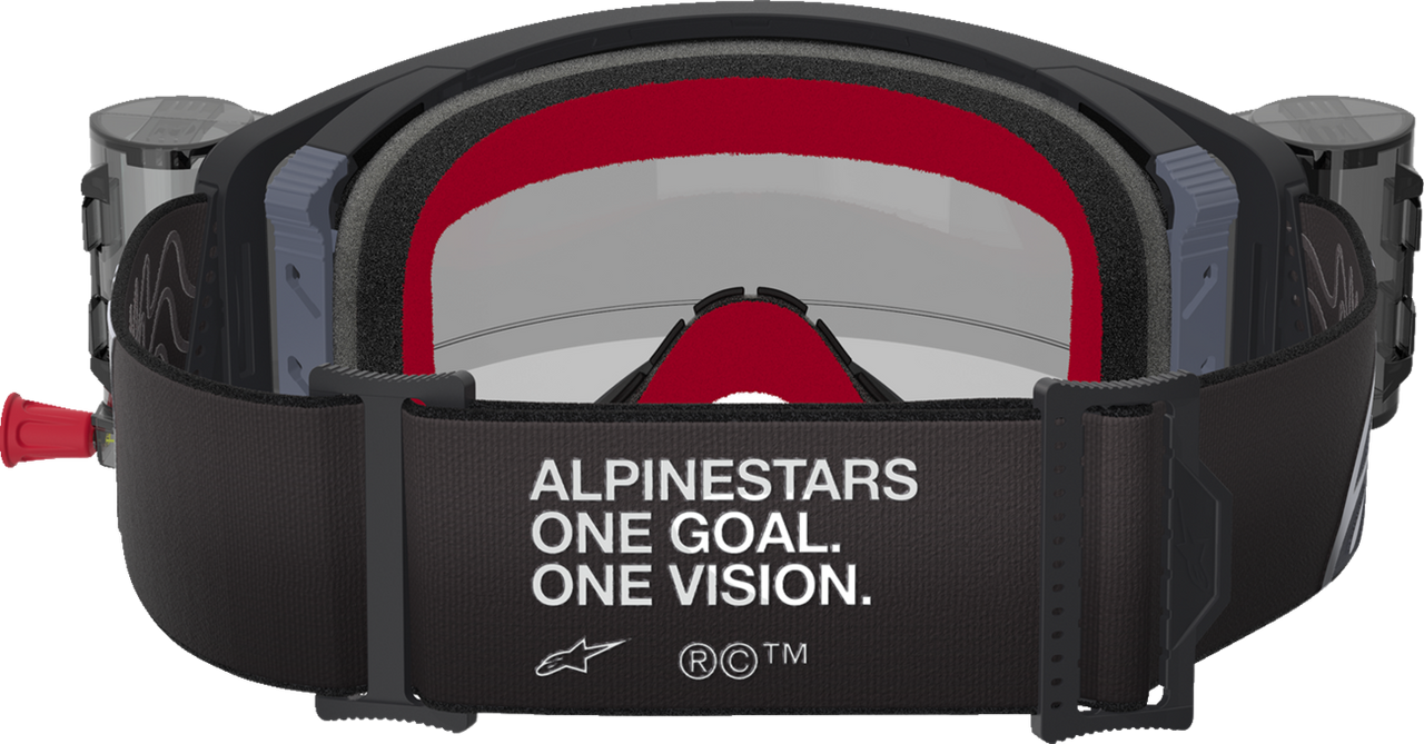 Alpinestars Supertech Roll-Off Goggle - Corp Black/Gray - Clear Len