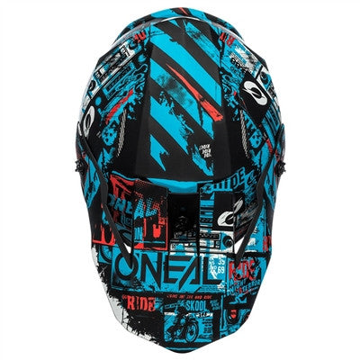 Oneal 2021 3 Series Ride Offroad Helmet - Black/Blue