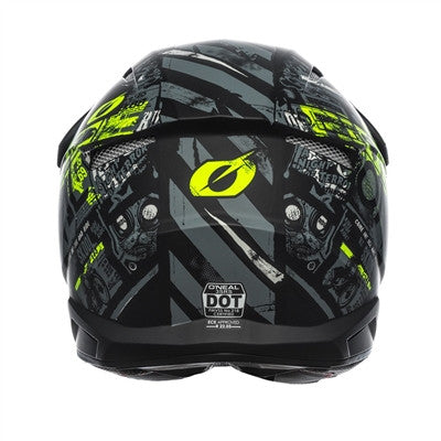 Oneal 2021 3 Series Ride Offroad Helmet - Black/Neon Yellow