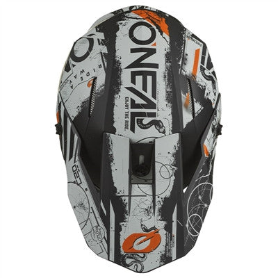 Oneal 2022 3 Series Scarz Visor - Black/Grey/Orange