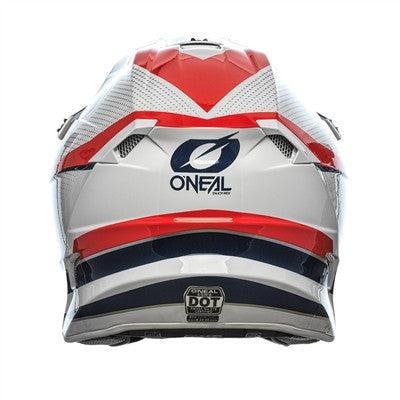 Oneal 2021 5 Series Sleek Offroad Helmet - White/Blue/Red