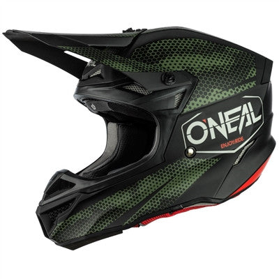 Oneal 2021 5 Series Covert Offroad Helmet - Black/Green
