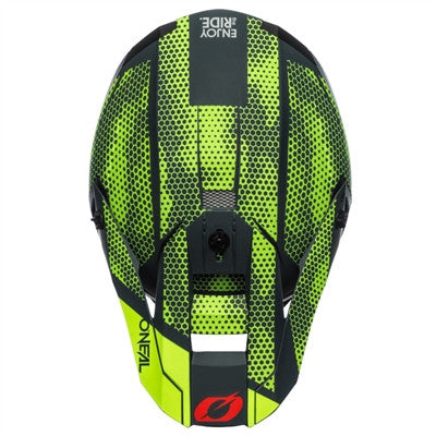 Oneal 2022 5 Series Covert Replacement Helmet Visor - Charcoal/Neon