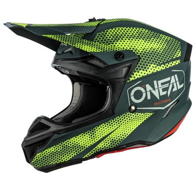 Oneal 2022 5 Series Covert Offroad Helmet - Charcoal/Neon