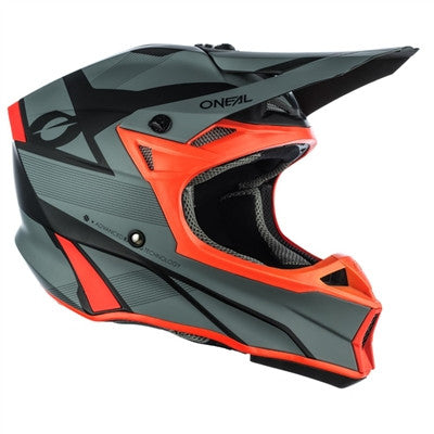 Oneal 2022 10 Series Compact Offroad Helmet - Grey/Red