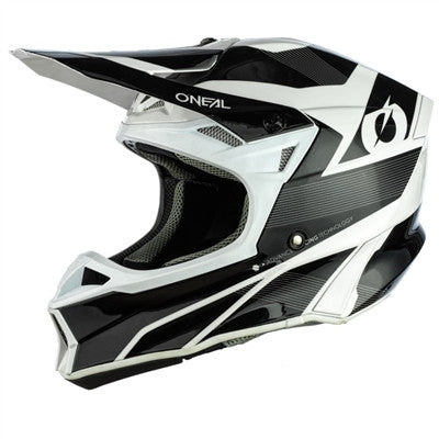 Oneal 2022 10 Series Compact Offroad Helmet - Black/White