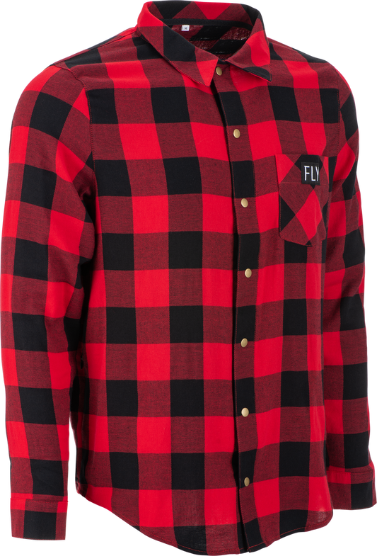 FLY Racing FLY Tek Flannel Red/Black