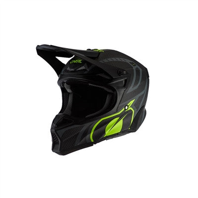 Oneal 2021 10 Series Carbon Helmet - Race Black/Neon Yellow