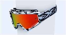 EKS 2017 Scatter-X Goggle - White/Black/Red Mirror Lens