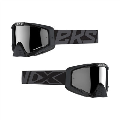 EKS-S Premium Goggles - Black Grey/Silver Mirror Lens