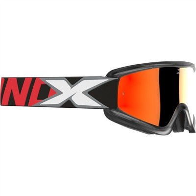 EKS Flat-Out Goggle - Red/Black with Red Mirror
