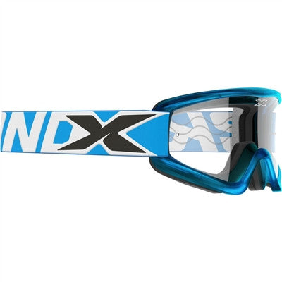 EKS Flat-Out Goggle - Liquid Cyan with Clear Lens