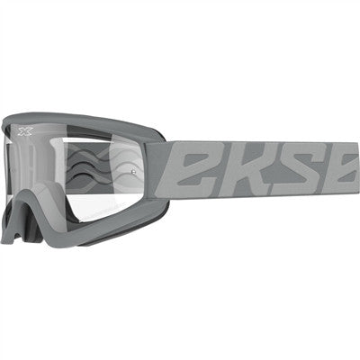 EKS Flat-Out Goggle - Fighter Grey with Clear Lens