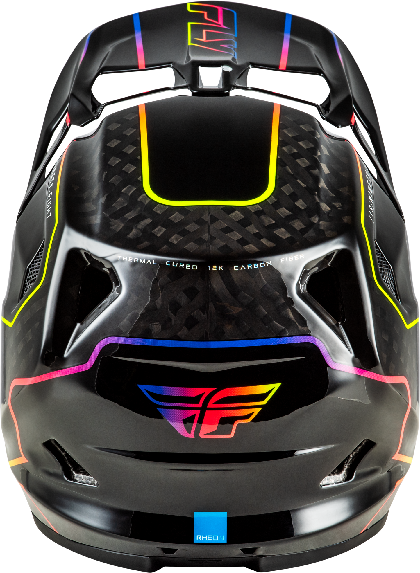 FLY Racing 2026 Werx-R Flow Carbon Helmet Black Carbon/Black/Multi