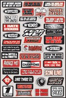 Factory Effex Fun Phrases Sticker Kit