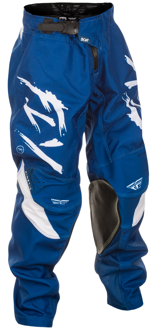 FLY Racing 2025 Youth Kinetic Stoke Pant Navy/White