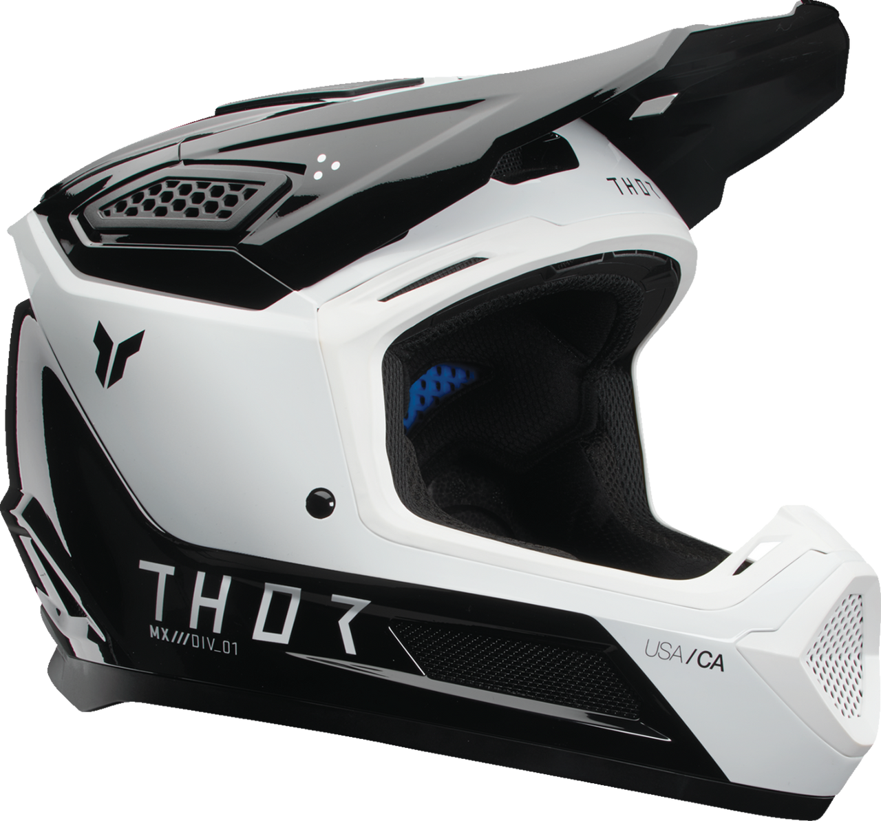 Thor 2025 Fleet Helmet Storm Black/White