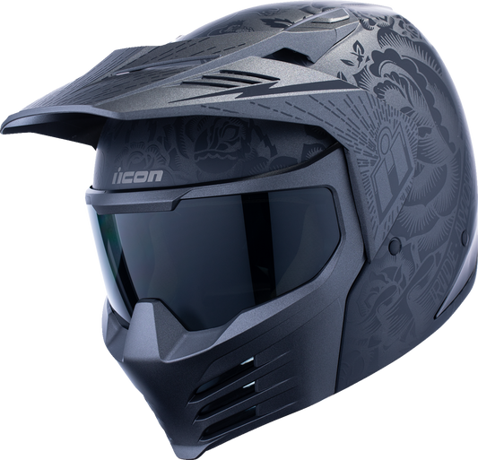 ICON Elsinore Full Face Helmet Darkgard Black