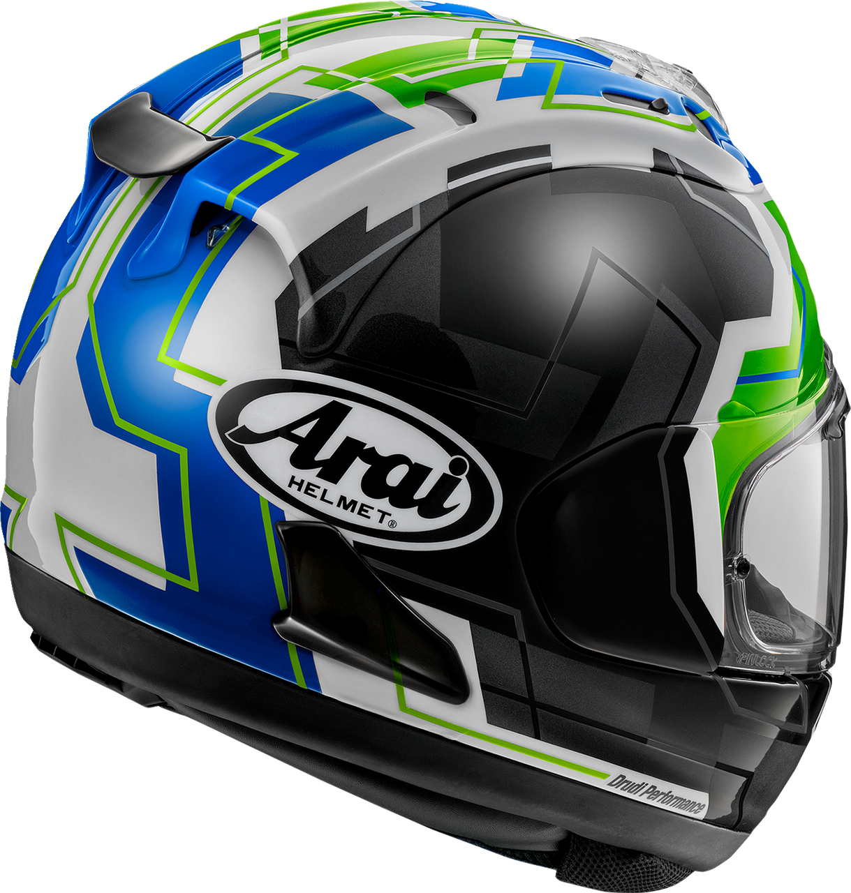 Arai Corsair-X Rea-6 Full Face Motorcycle Helmet Green