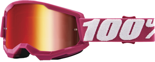 100% - 50028-00010 - STRATA 2 GOGGLE FLETCHER MIRROR RED LENS