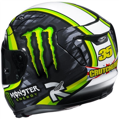 HJC RPHA 11 Pro Crutchlow Streamline MC-4H Full Face Helmet - Black/White/Hi-Viz