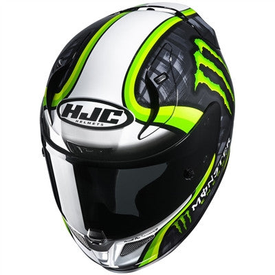 HJC RPHA 11 Pro Crutchlow Streamline MC-4H Full Face Helmet - Black/White/Hi-Viz