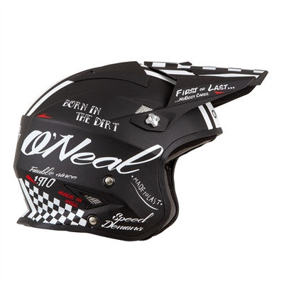 Oneal 2022 Slat Torment Helmet - Black/White
