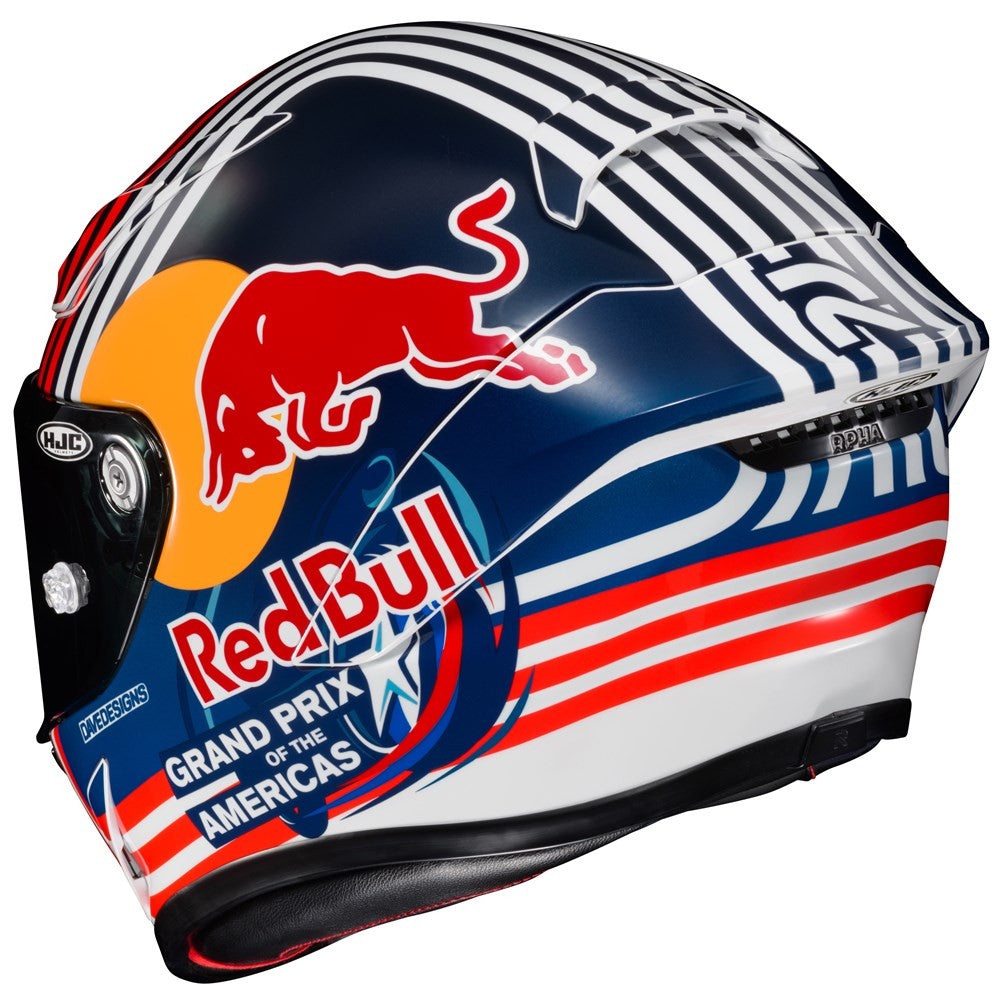 HJC RPHA 1N Red Bull Austin GP Full Face Motorcycle Helmet