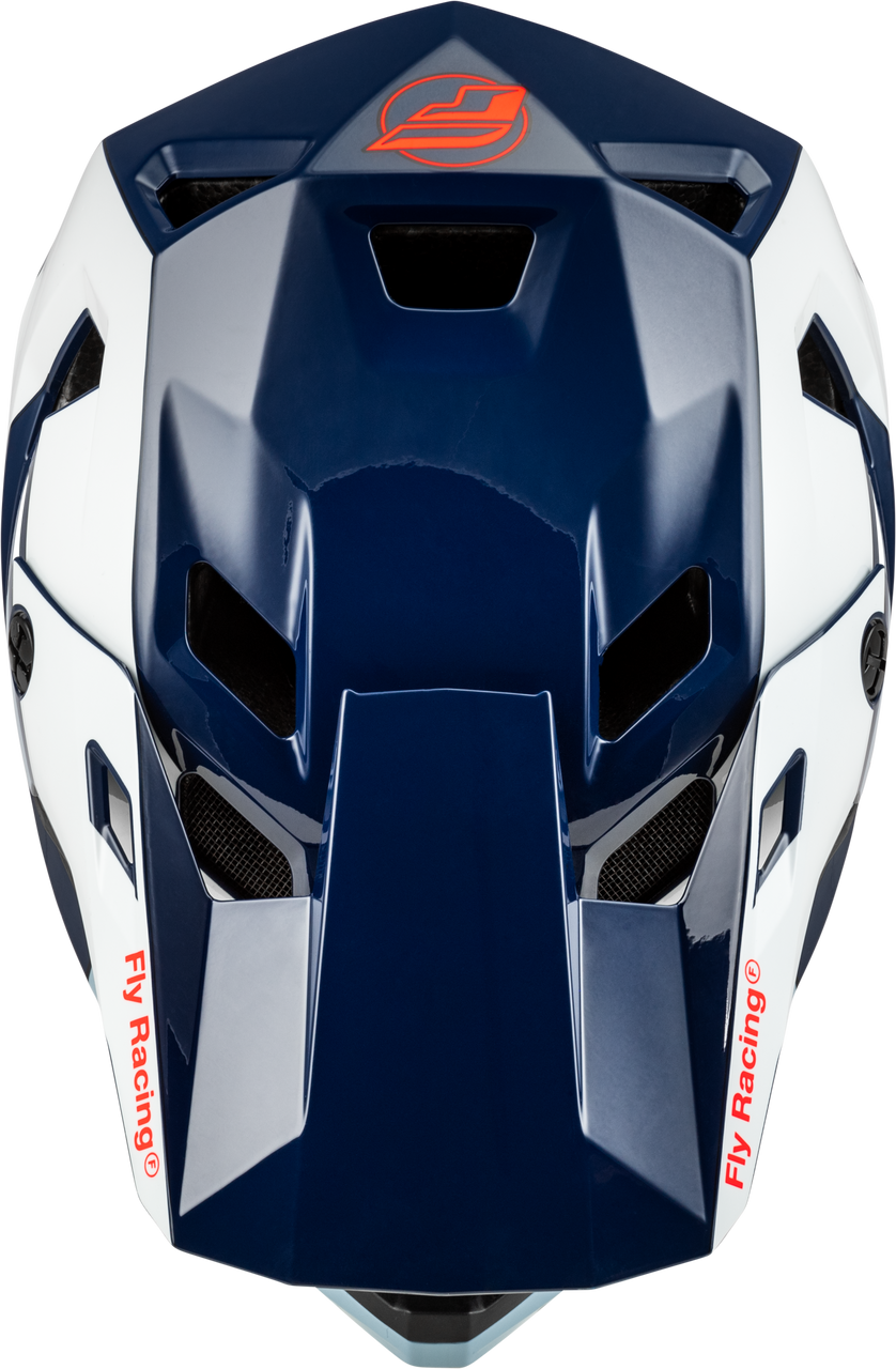 FLY Racing 2025 Rayce Bicycle Helmet Red/White/Blue